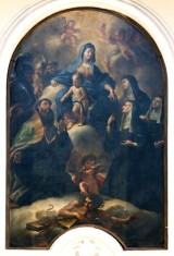 Sacra Famiglia con Sant'Agostino e Santa Monica - Paolo de Matteis